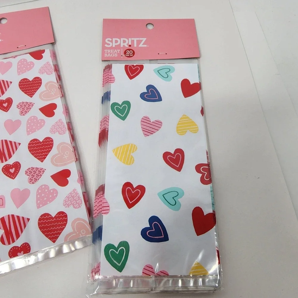 Valentine's Day Treat Bags Celo Target Spritz Kids NEW 4 Sets 72 ct total